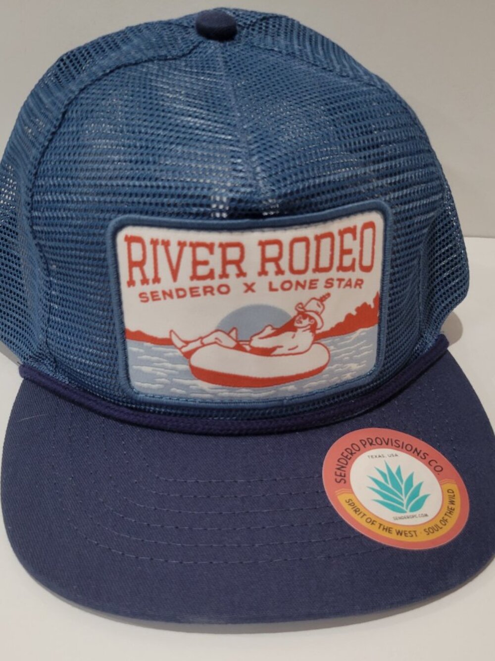 River Rodeo Trucker Hat Sendero Blue
